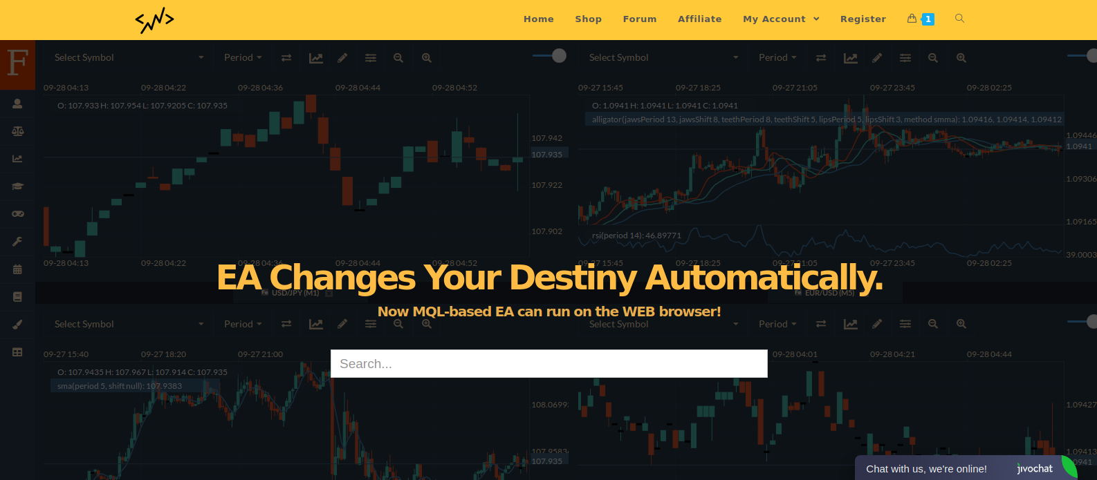 We built a new marketplace for selling EAs and indicators